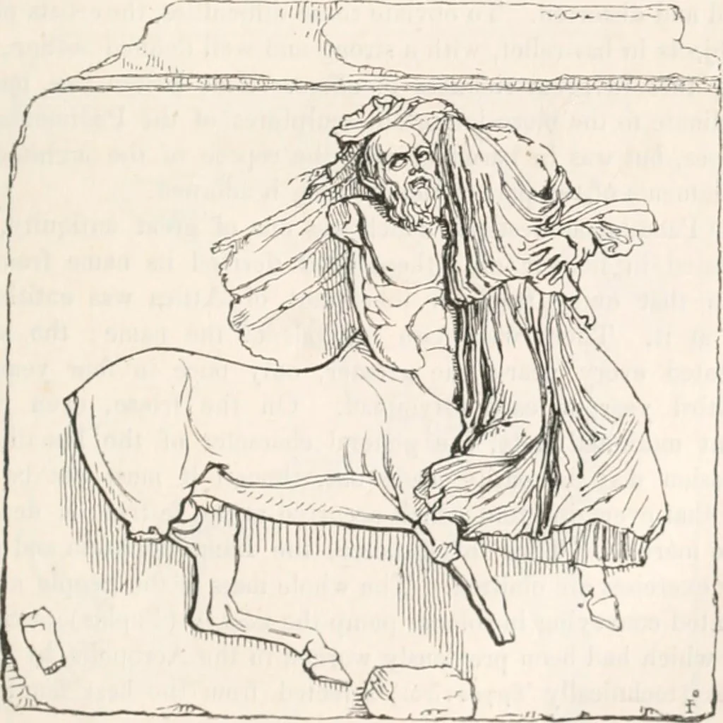 An illustration from Handbook to the antiquities in the British Museum : being a description of the remains of Greek, Assyrian, Egyptian and Etruscan art preserved there, with numerous illustrations, 1851, leaf 75
