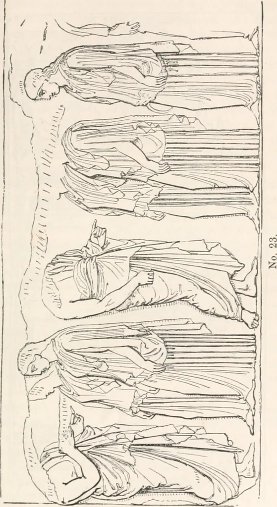 An illustration from Handbook to the antiquities in the British Museum : being a description of the remains of Greek, Assyrian, Egyptian and Etruscan art preserved there, with numerous illustrations, 1851, leaf 83