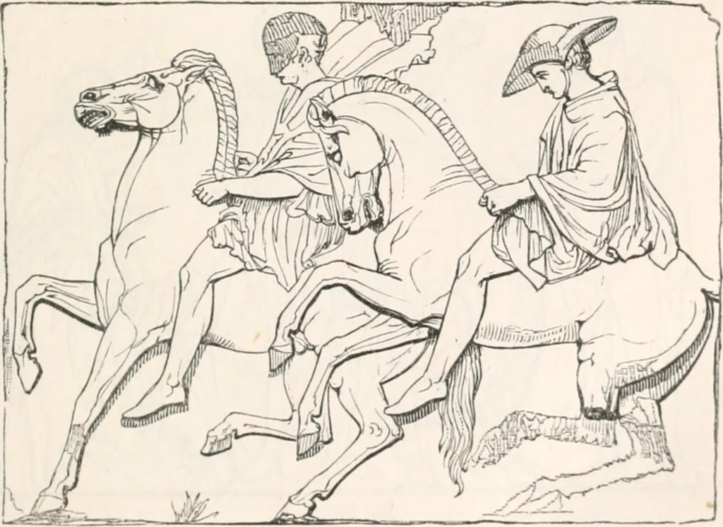 An illustration from Handbook to the antiquities in the British Museum : being a description of the remains of Greek, Assyrian, Egyptian and Etruscan art preserved there, with numerous illustrations, 1851, leaf 97
