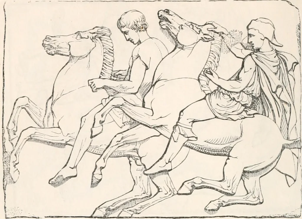 An illustration from Handbook to the antiquities in the British Museum : being a description of the remains of Greek, Assyrian, Egyptian and Etruscan art preserved there, with numerous illustrations, 1851, leaf 98