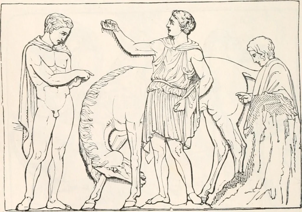 An illustration from Handbook to the antiquities in the British Museum : being a description of the remains of Greek, Assyrian, Egyptian and Etruscan art preserved there, with numerous illustrations, 1851, leaf 98
