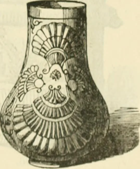 An illustration from Handbook to the collection of British pottery and porcelain, in the Museum of Practical Geology, 1893, leaf 117