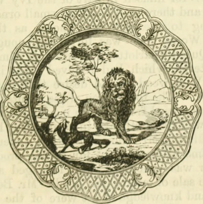 An illustration from Handbook to the collection of British pottery and porcelain, in the Museum of Practical Geology, 1893, leaf 119