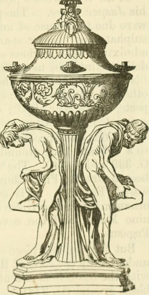 An illustration from Handbook to the collection of British pottery and porcelain, in the Museum of Practical Geology, 1893, leaf 123