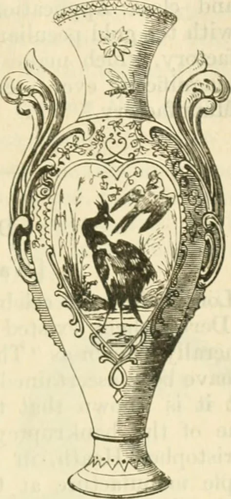 An illustration from Handbook to the collection of British pottery and porcelain, in the Museum of Practical Geology, 1893, leaf 141