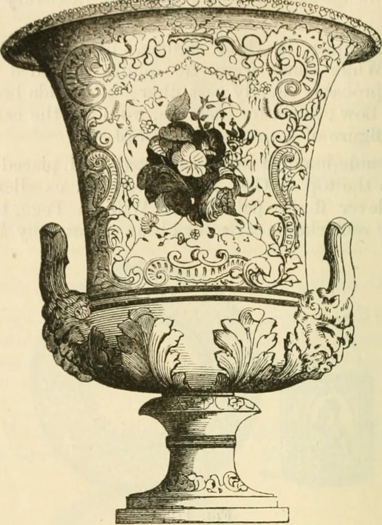 An illustration from Handbook to the collection of British pottery and porcelain, in the Museum of Practical Geology, 1893, leaf 146