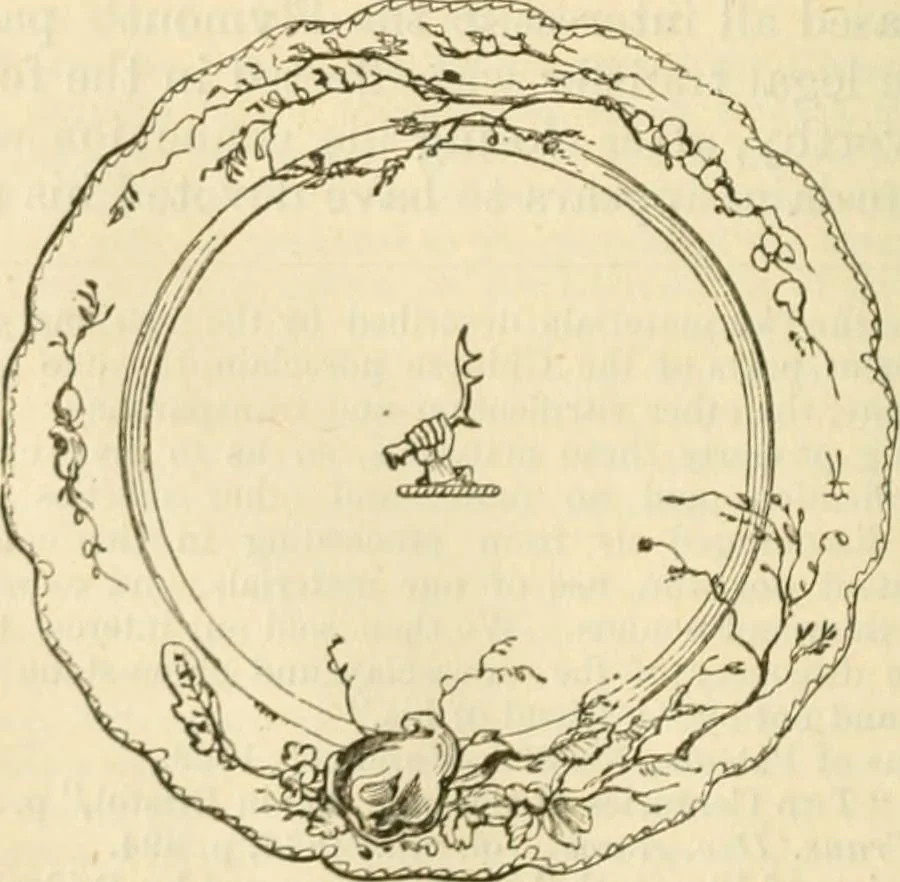 An illustration from Handbook to the collection of British pottery and porcelain, in the Museum of Practical Geology, 1893, leaf 150