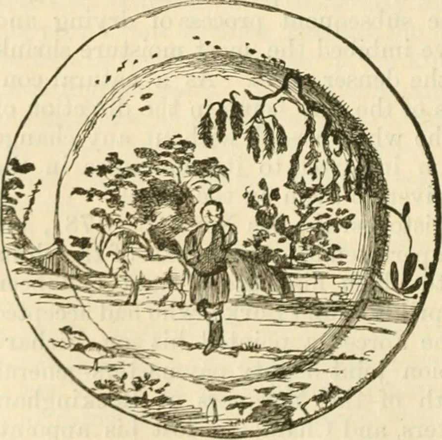 An illustration from Handbook to the collection of British pottery and porcelain, in the Museum of Practical Geology, 1893, leaf 156