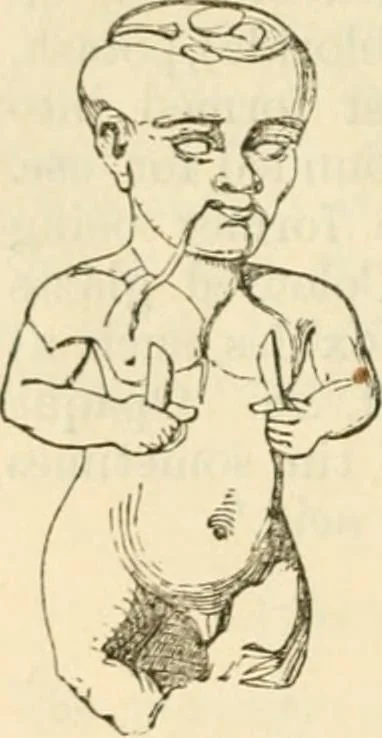 An illustration from Handbook to the collection of British pottery and porcelain, in the Museum of Practical Geology, 1893, leaf 58