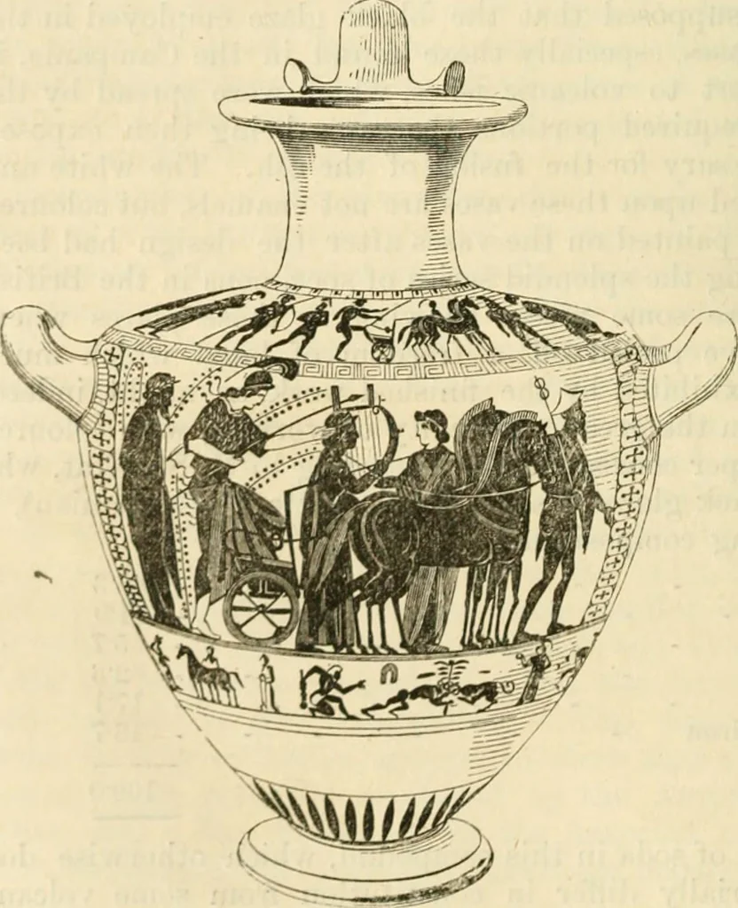 An illustration from Handbook to the collection of British pottery and porcelain, in the Museum of Practical Geology, 1893, leaf 62