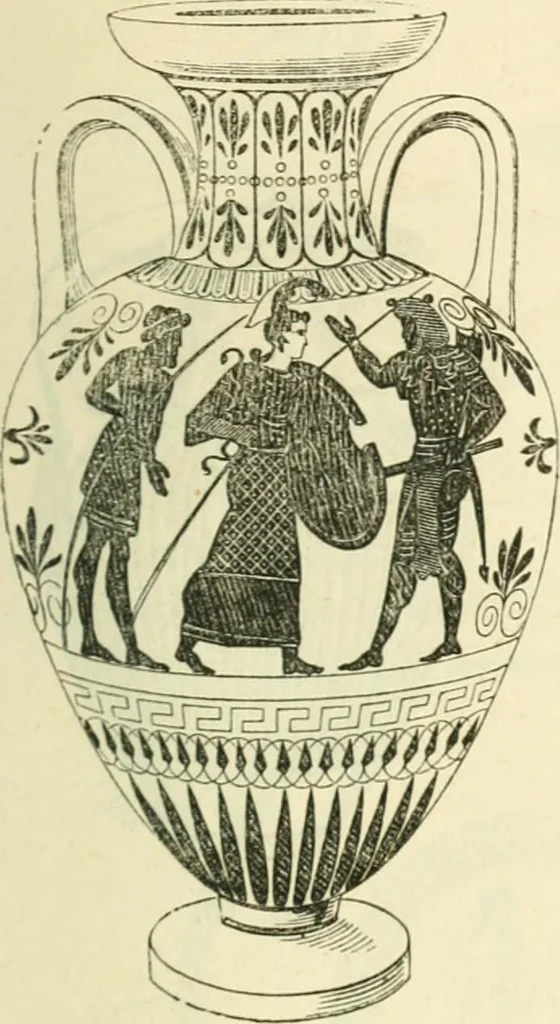 An illustration from Handbook to the collection of British pottery and porcelain, in the Museum of Practical Geology, 1893, leaf 63