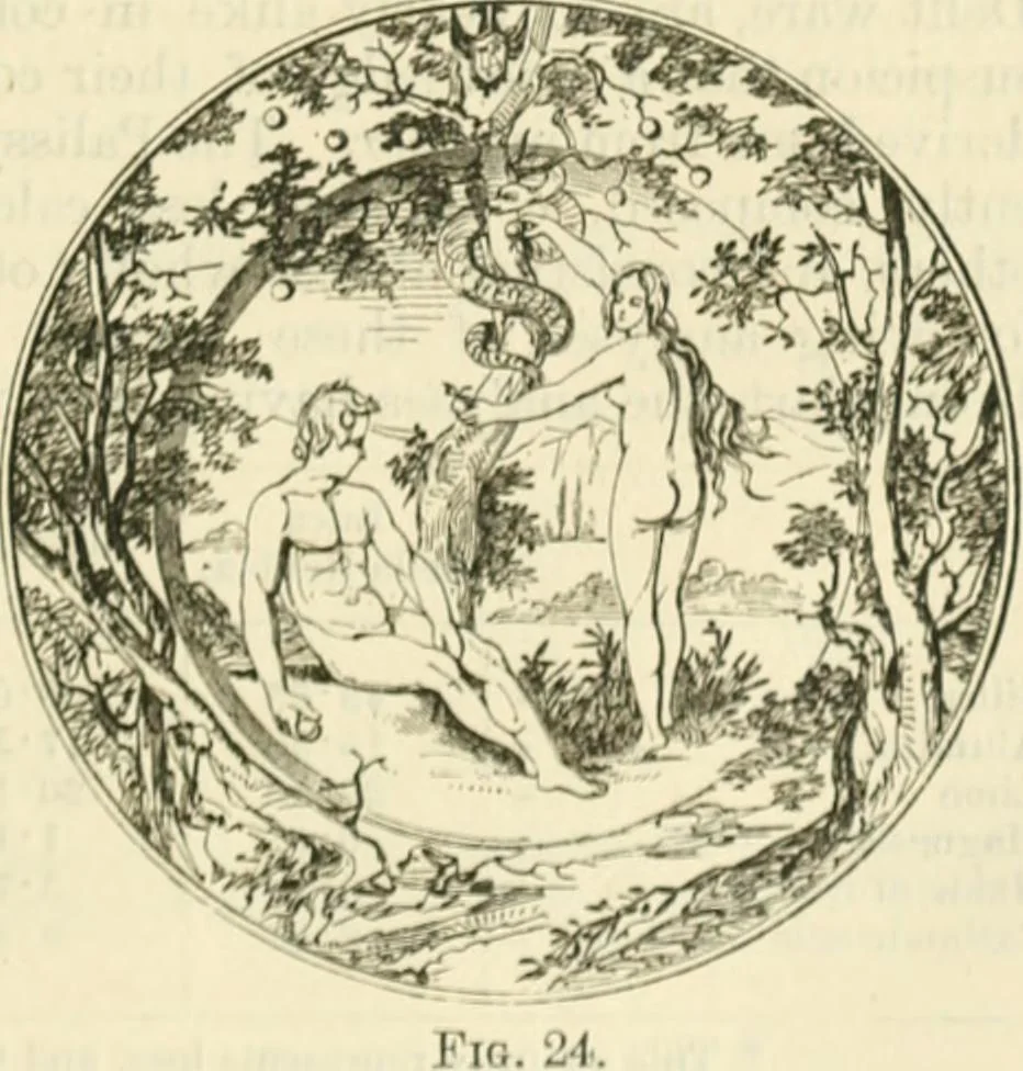 An illustration from Handbook to the collection of British pottery and porcelain, in the Museum of Practical Geology, 1893, leaf 73