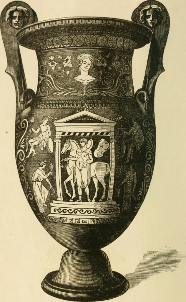An illustration from Handbook to the collection of British pottery and porcelain, in the Museum of Practical Geology, 1893, leaf 8