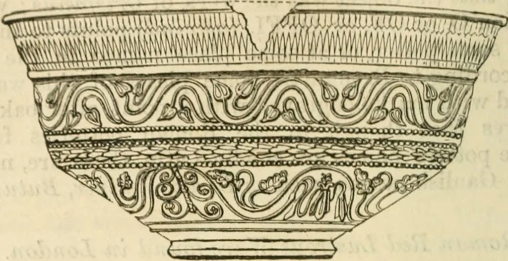 An illustration from Handbook to the collection of British pottery and porcelain, in the Museum of Practical Geology, 1893, leaf 88