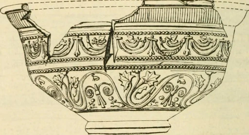 An illustration from Handbook to the collection of British pottery and porcelain, in the Museum of Practical Geology, 1893, leaf 88