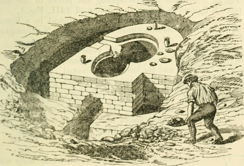 An illustration from Handbook to the collection of British pottery and porcelain, in the Museum of Practical Geology, 1893, leaf 91