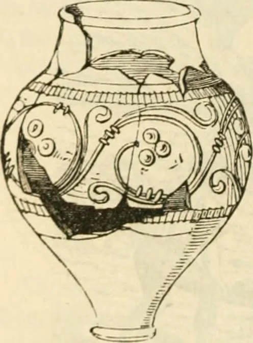 An illustration from Handbook to the collection of British pottery and porcelain, in the Museum of Practical Geology, 1893, leaf 92