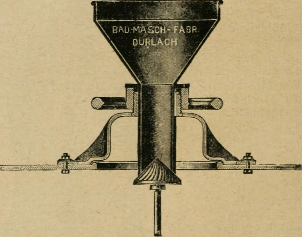An illustration from Handbuch der Farbenfabrikation. Lehrbuch der Fabrikation, Untersuchung und Verwendung aller in der Praxis vorkommenden Körperfarben, 1922, leaf 111