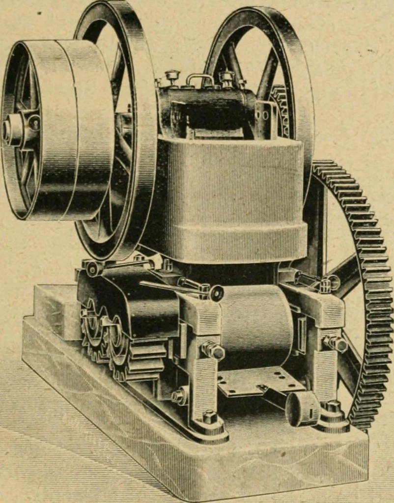 An illustration from Handbuch der Farbenfabrikation. Lehrbuch der Fabrikation, Untersuchung und Verwendung aller in der Praxis vorkommenden Körperfarben, 1922, leaf 138