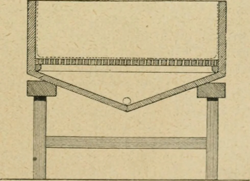 An illustration from Handbuch der Farbenfabrikation. Lehrbuch der Fabrikation, Untersuchung und Verwendung aller in der Praxis vorkommenden Körperfarben, 1922, leaf 456