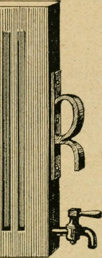 An illustration from Handbuch der Farbenfabrikation. Lehrbuch der Fabrikation, Untersuchung und Verwendung aller in der Praxis vorkommenden Körperfarben, 1922, leaf 72