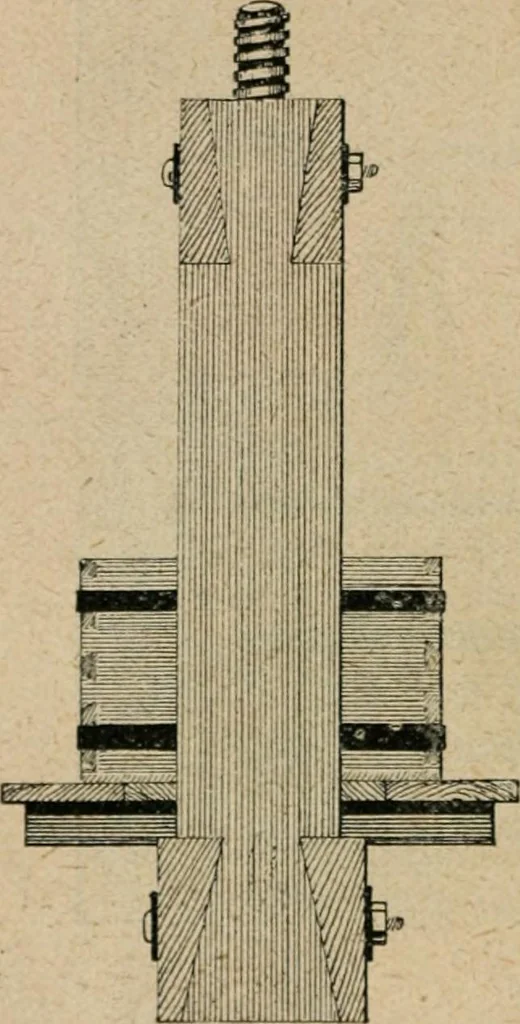 An illustration from Handbuch der Farbenfabrikation. Lehrbuch der Fabrikation, Untersuchung und Verwendung aller in der Praxis vorkommenden Körperfarben, 1922, leaf 79