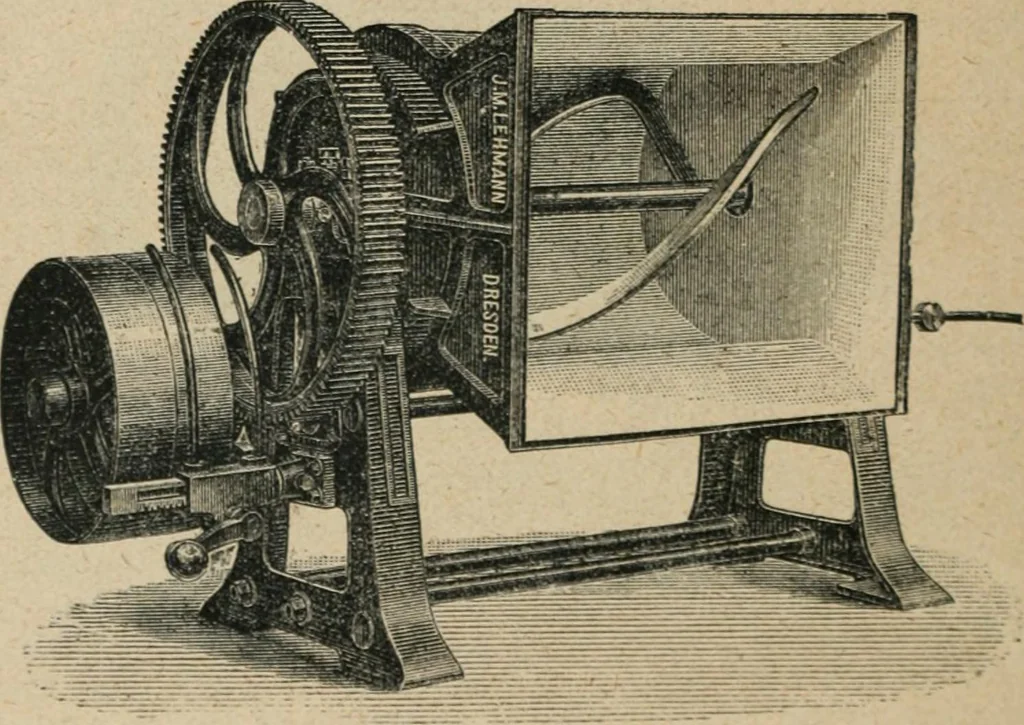 An illustration from Handbuch der Farbenfabrikation. Lehrbuch der Fabrikation, Untersuchung und Verwendung aller in der Praxis vorkommenden Körperfarben, 1922, leaf 841