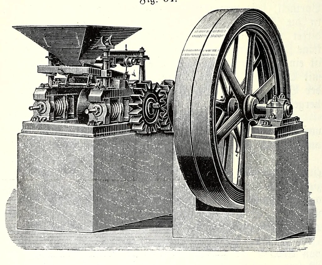 An illustration from Handbuch der Farben-Fabrikation . Praxis und Theorie, 1898, leaf 122