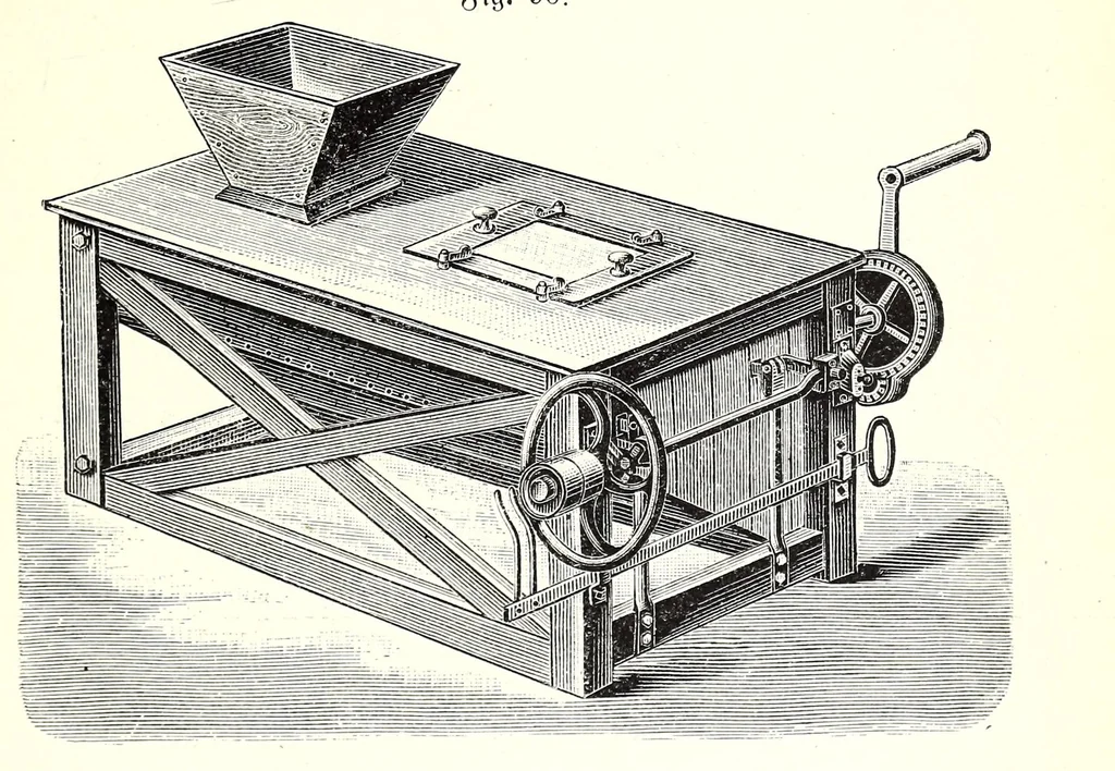 An illustration from Handbuch der Farben-Fabrikation . Praxis und Theorie, 1898, leaf 173