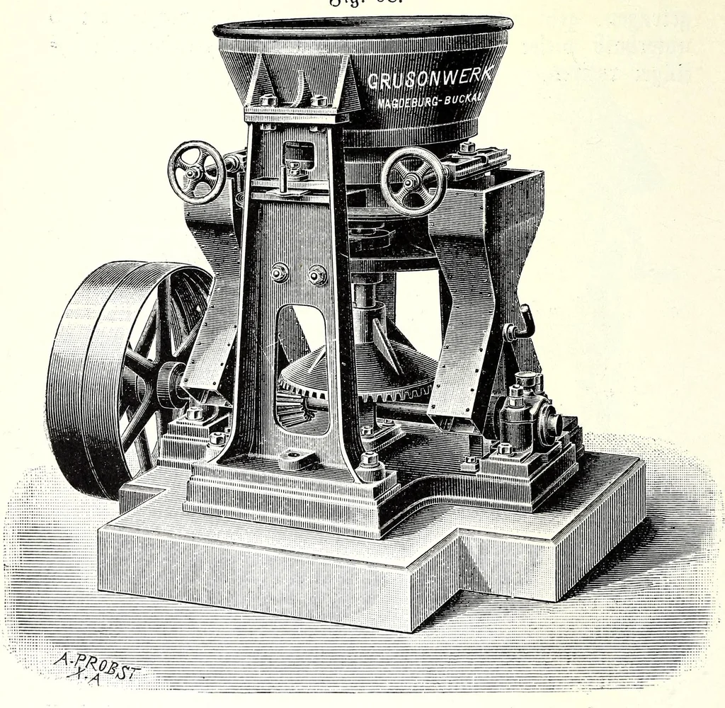 An illustration from Handbuch der Farben-Fabrikation . Praxis und Theorie, 1898, leaf 182