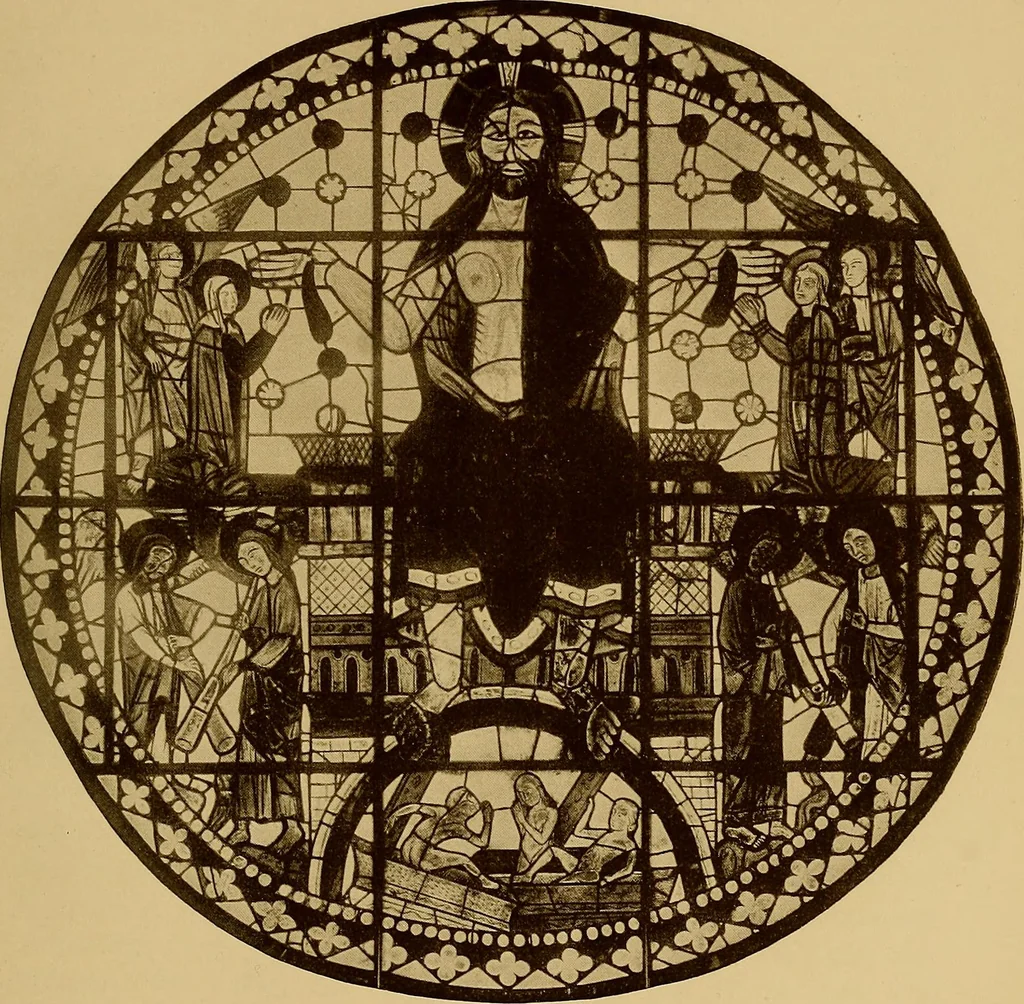 An illustration from Handbuch der glasmalerei für forscher, sammler und kunstfreunde, wie für künstler, architekten und glasmaler, 1914, leaf 101
