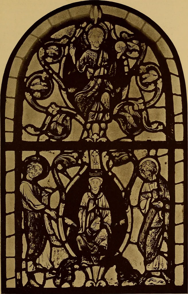 An illustration from Handbuch der glasmalerei für forscher, sammler und kunstfreunde, wie für künstler, architekten und glasmaler, 1914, leaf 109