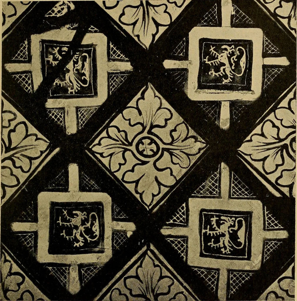 An illustration from Handbuch der glasmalerei für forscher, sammler und kunstfreunde, wie für künstler, architekten und glasmaler, 1914, leaf 115