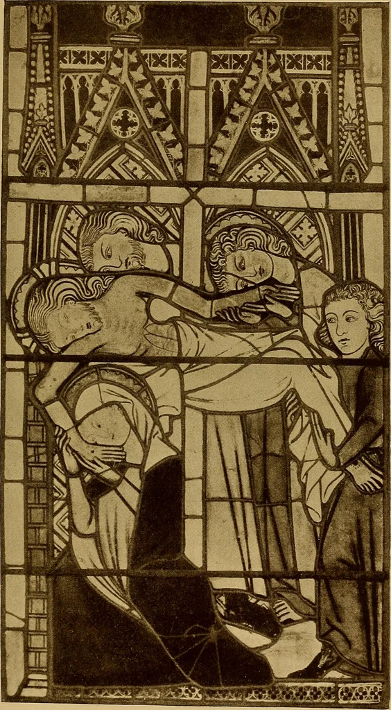 An illustration from Handbuch der glasmalerei für forscher, sammler und kunstfreunde, wie für künstler, architekten und glasmaler, 1914, leaf 121