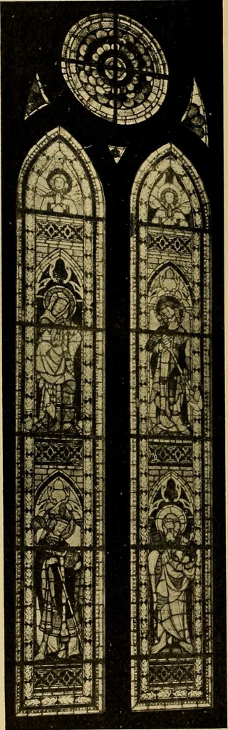 An illustration from Handbuch der glasmalerei für forscher, sammler und kunstfreunde, wie für künstler, architekten und glasmaler, 1914, leaf 124