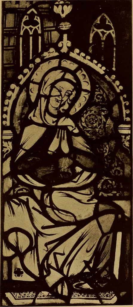 An illustration from Handbuch der glasmalerei für forscher, sammler und kunstfreunde, wie für künstler, architekten und glasmaler, 1914, leaf 125