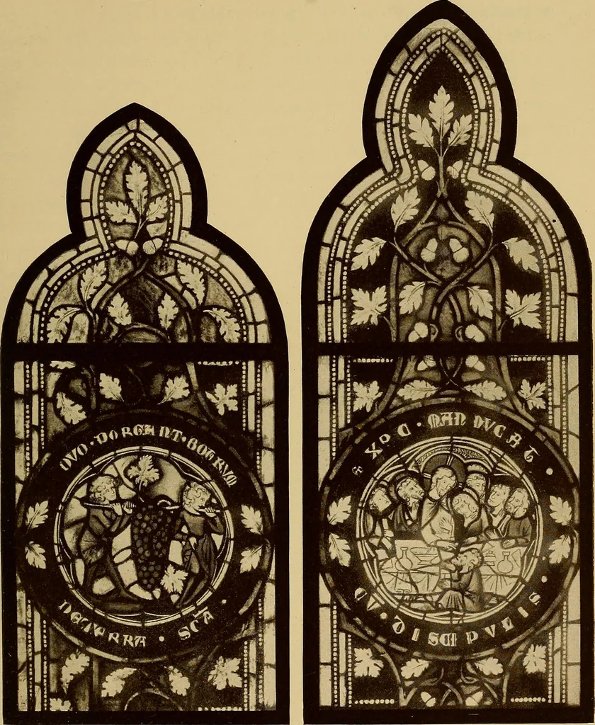 An illustration from Handbuch der glasmalerei für forscher, sammler und kunstfreunde, wie für künstler, architekten und glasmaler, 1914, leaf 131