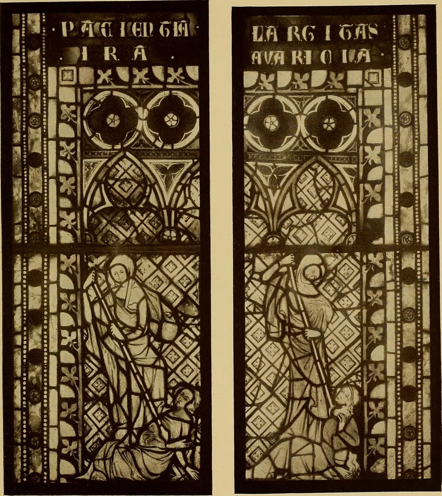 An illustration from Handbuch der glasmalerei für forscher, sammler und kunstfreunde, wie für künstler, architekten und glasmaler, 1914, leaf 135