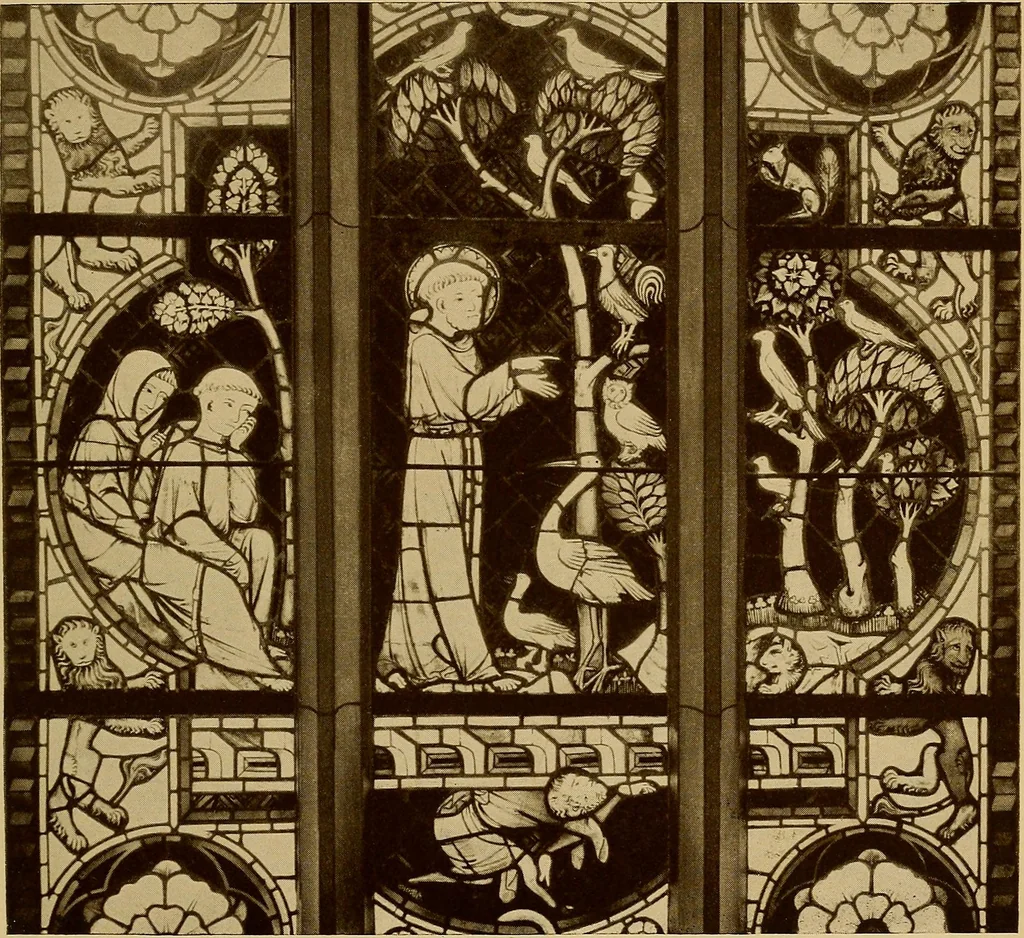 An illustration from Handbuch der glasmalerei für forscher, sammler und kunstfreunde, wie für künstler, architekten und glasmaler, 1914, leaf 143