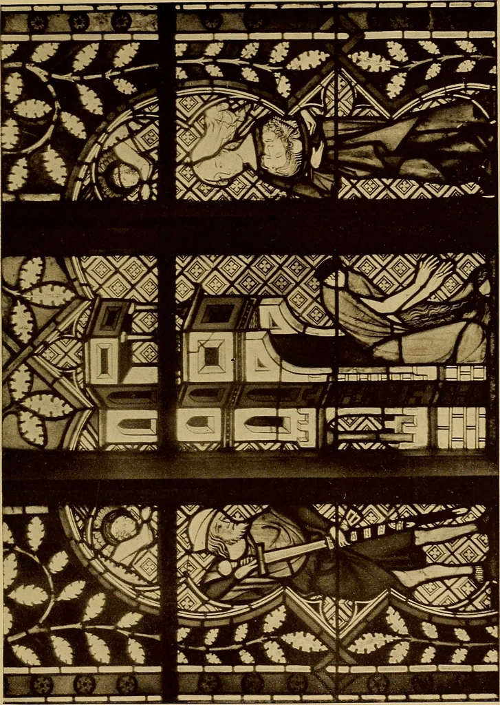 An illustration from Handbuch der glasmalerei für forscher, sammler und kunstfreunde, wie für künstler, architekten und glasmaler, 1914, leaf 147