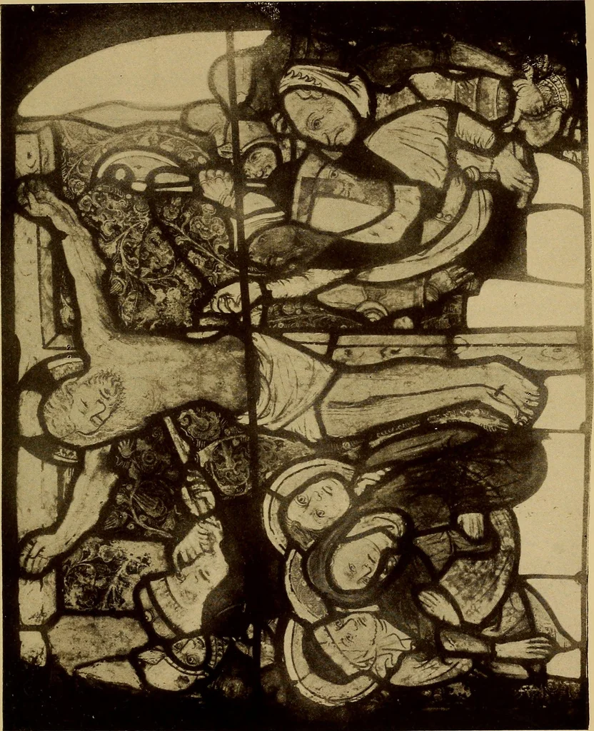 An illustration from Handbuch der glasmalerei für forscher, sammler und kunstfreunde, wie für künstler, architekten und glasmaler, 1914, leaf 153