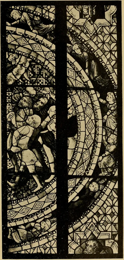 An illustration from Handbuch der glasmalerei für forscher, sammler und kunstfreunde, wie für künstler, architekten und glasmaler, 1914, leaf 173