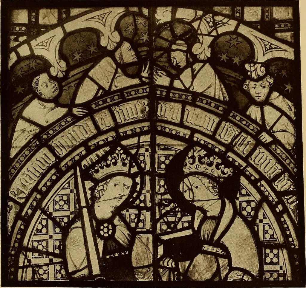 An illustration from Handbuch der glasmalerei für forscher, sammler und kunstfreunde, wie für künstler, architekten und glasmaler, 1914, leaf 175