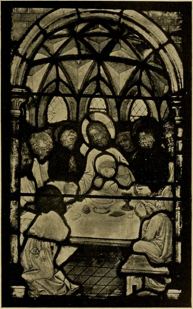 An illustration from Handbuch der glasmalerei für forscher, sammler und kunstfreunde, wie für künstler, architekten und glasmaler, 1914, leaf 181