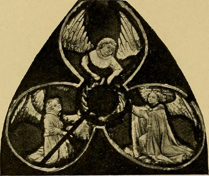 An illustration from Handbuch der glasmalerei für forscher, sammler und kunstfreunde, wie für künstler, architekten und glasmaler, 1914, leaf 182