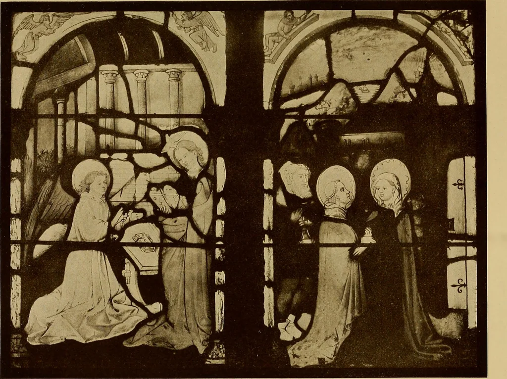 An illustration from Handbuch der glasmalerei für forscher, sammler und kunstfreunde, wie für künstler, architekten und glasmaler, 1914, leaf 183