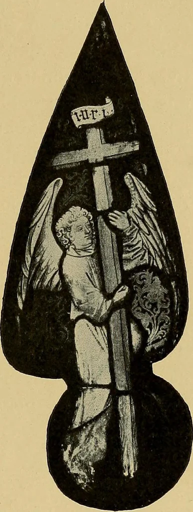 An illustration from Handbuch der glasmalerei für forscher, sammler und kunstfreunde, wie für künstler, architekten und glasmaler, 1914, leaf 185