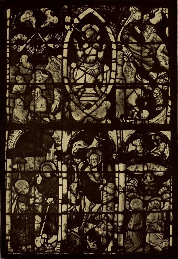 An illustration from Handbuch der glasmalerei für forscher, sammler und kunstfreunde, wie für künstler, architekten und glasmaler, 1914, leaf 187
