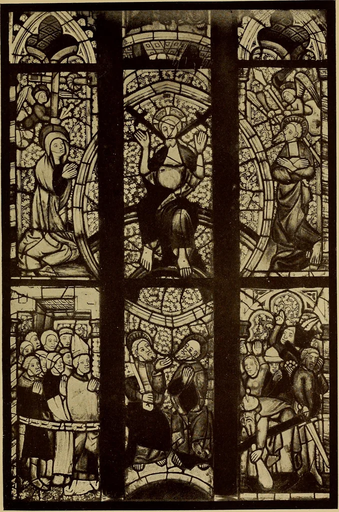 An illustration from Handbuch der glasmalerei für forscher, sammler und kunstfreunde, wie für künstler, architekten und glasmaler, 1914, leaf 191