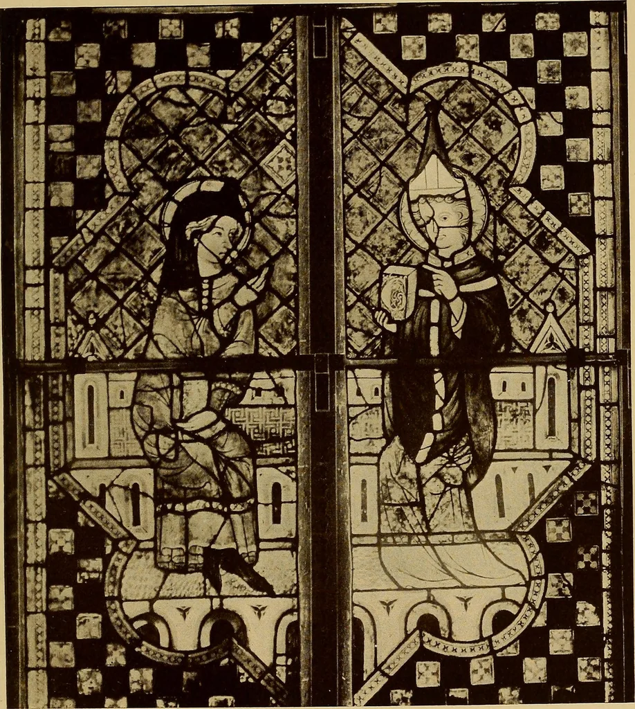 An illustration from Handbuch der glasmalerei für forscher, sammler und kunstfreunde, wie für künstler, architekten und glasmaler, 1914, leaf 195